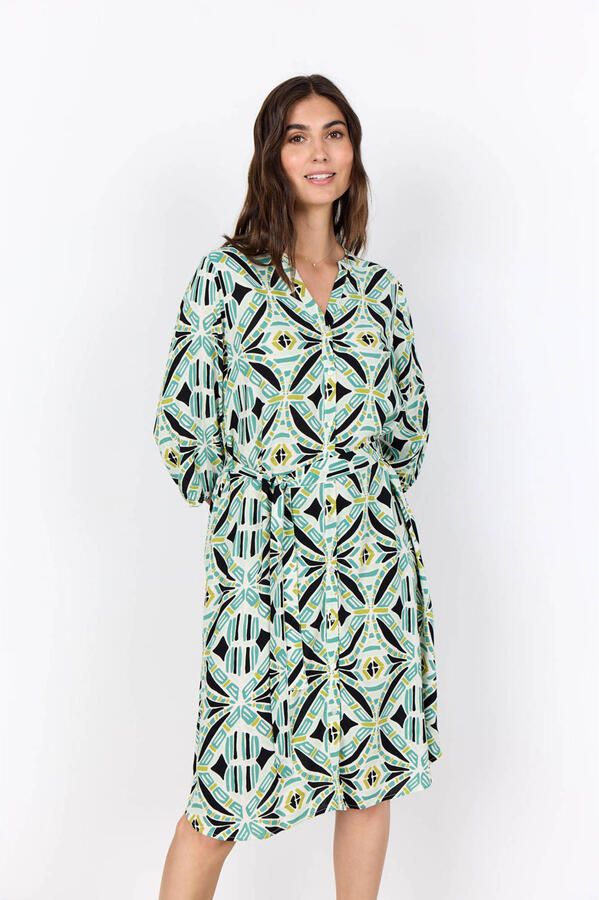 Soyaconcept blousejurk groen