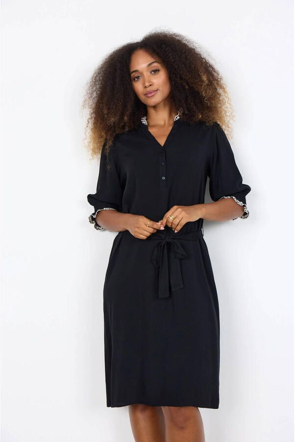 Soyaconcept blousejurk zwart