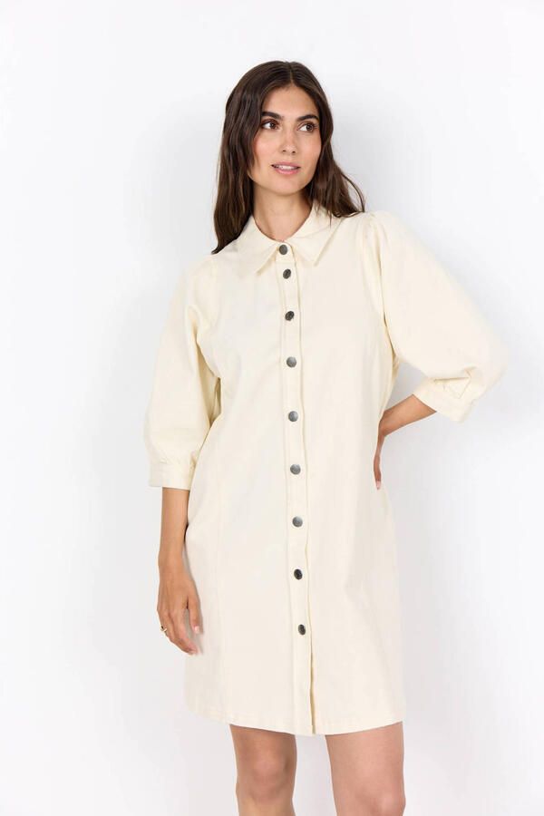 Soyaconcept denim blousejurk ecru