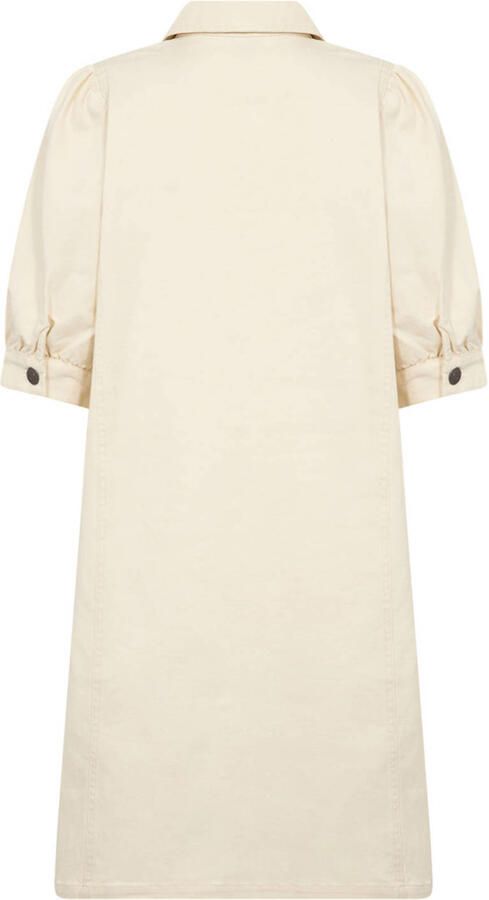 Soyaconcept denim blousejurk ecru - Foto 3