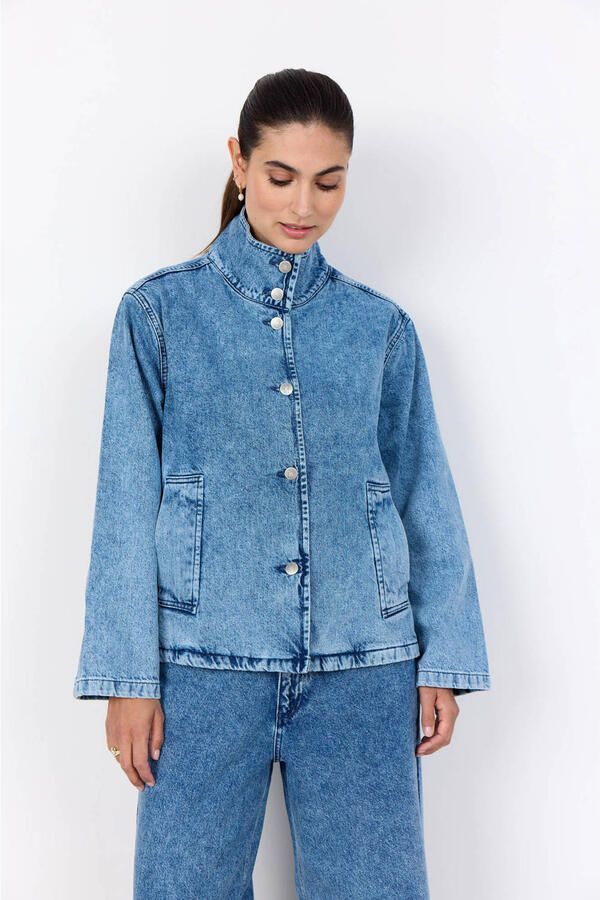 Soyaconcept denim spijkerjas medium blue denim