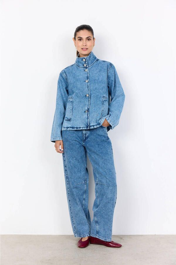Soyaconcept denim spijkerjas medium blue denim - Foto 3