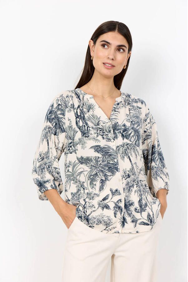 Soyaconcept Relaxed fit blouse van viscose Model 'CARLI'
