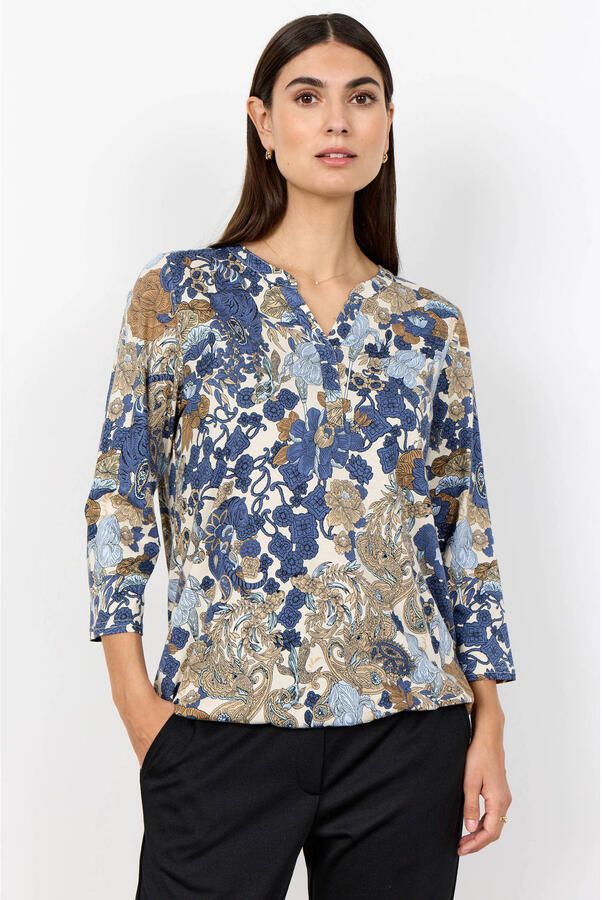 Soyaconcept regular fit blouse van viscosemix model 'Felicity'
