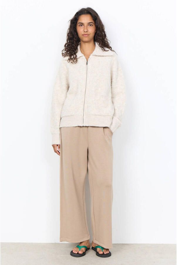Soyaconcept gebreid vest met wol ecru - Foto 2