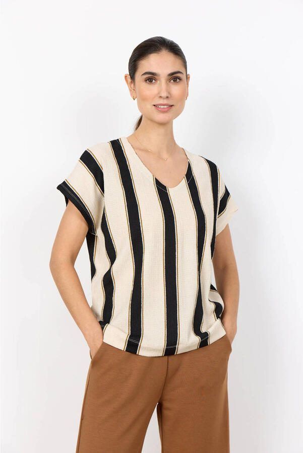 Soyaconcept gestreept T-shirt ecru