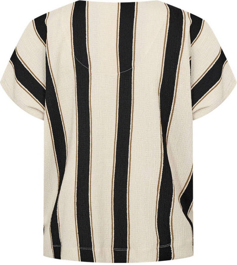 Soyaconcept gestreept T-shirt ecru - Foto 2