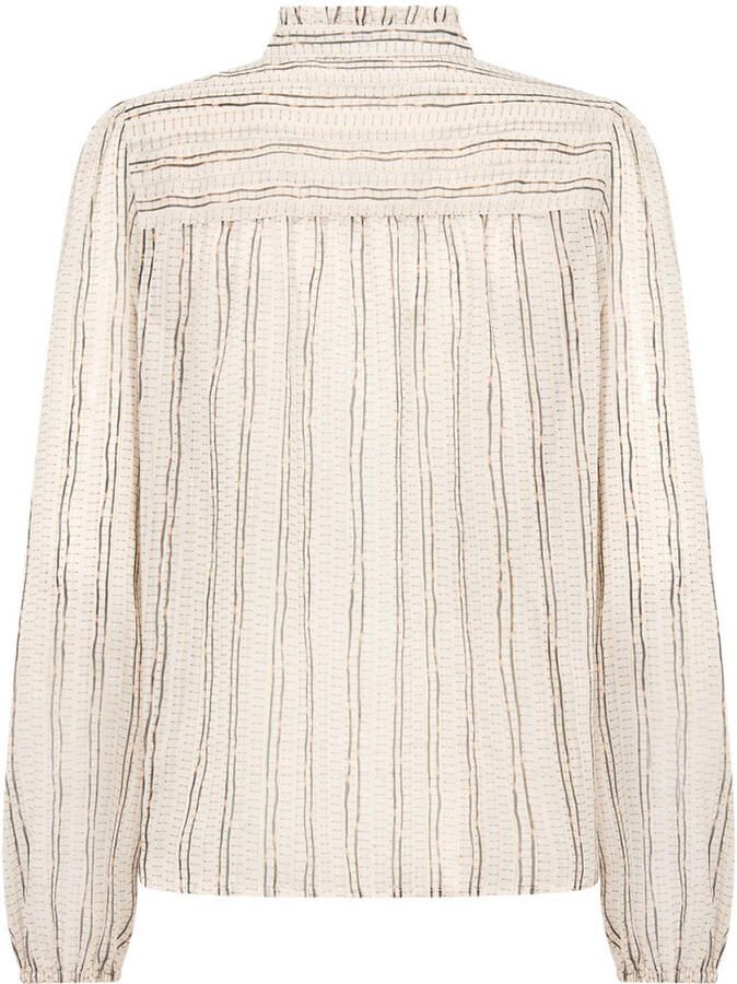 Soyaconcept gestreepte blouse ecru - Foto 2