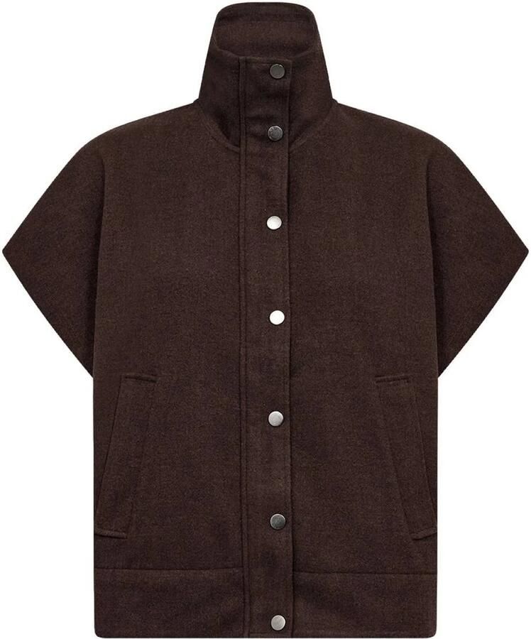 Soyaconcept gilet met wol grijs
