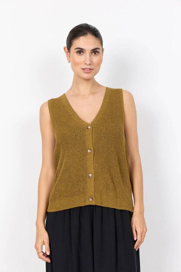 Soyaconcept gilet oker