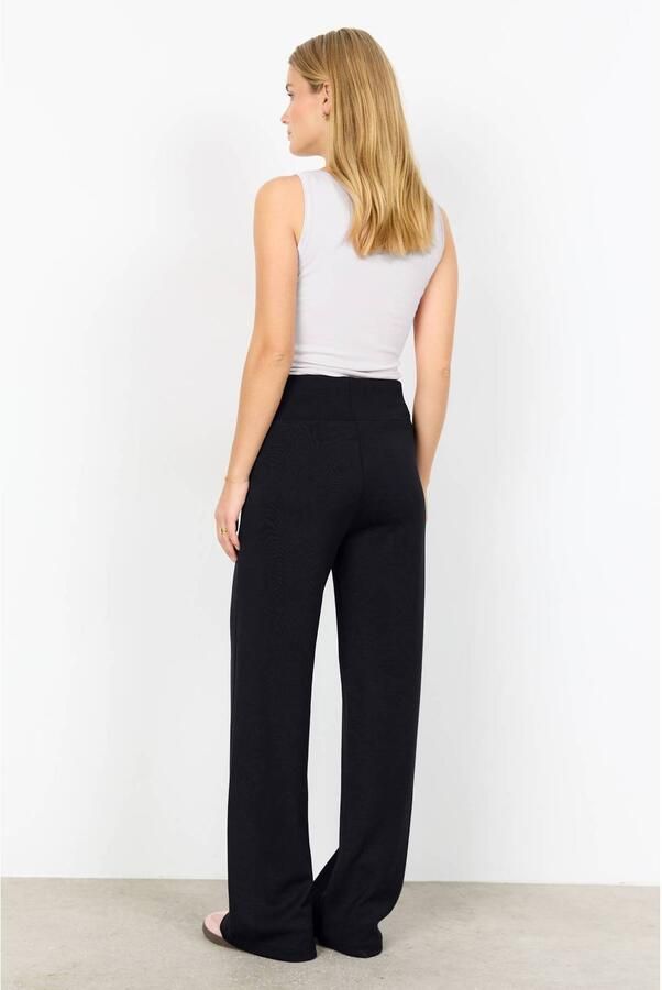 Soyaconcept high waist straight leg casual broek zwart - Foto 2