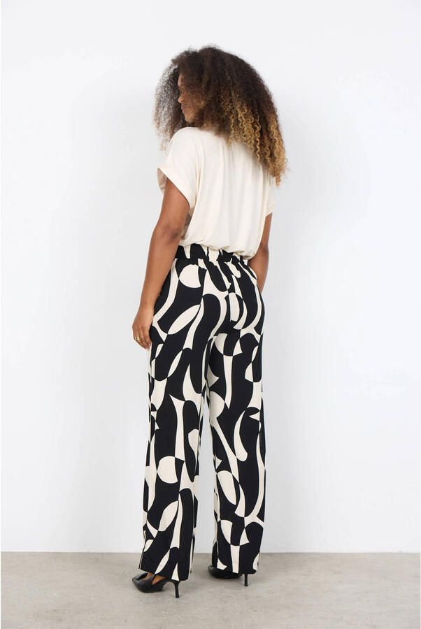 Soyaconcept Stoffen broek van viscose in all-over look model 'CHANISE' - Foto 2