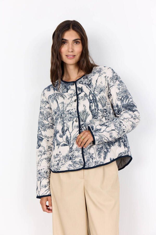 Soyaconcept regular fit jas van pure viscose model 'Carli'