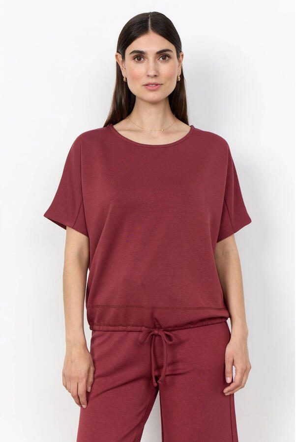 Soyaconcept modal blouse donkerrood