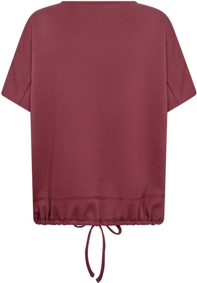 Soyaconcept modal blouse donkerrood - Foto 2