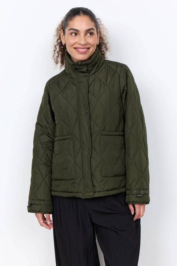 Soyaconcept quilted jas groen
