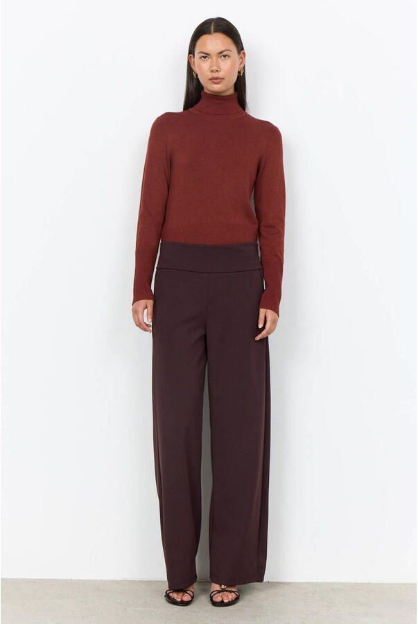 Soyaconcept regular fit pantalon donkerbruin - Foto 2