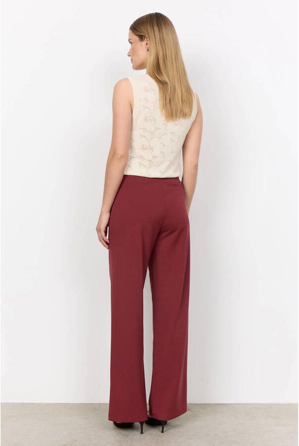 Soyaconcept regular fit pantalon rood - Foto 3