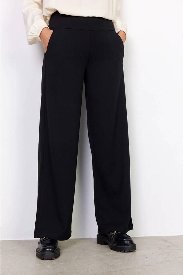 Soyaconcept Klassieke Wijde Pijp Broek Zwart Black Dames - Foto 2