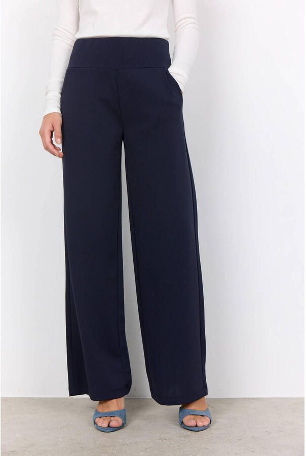 Soyaconcept regular waist pantalon donkerblauw - Foto 3