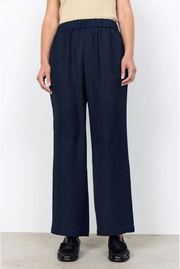 Soyaconcept straight leg broek donkerblauw
