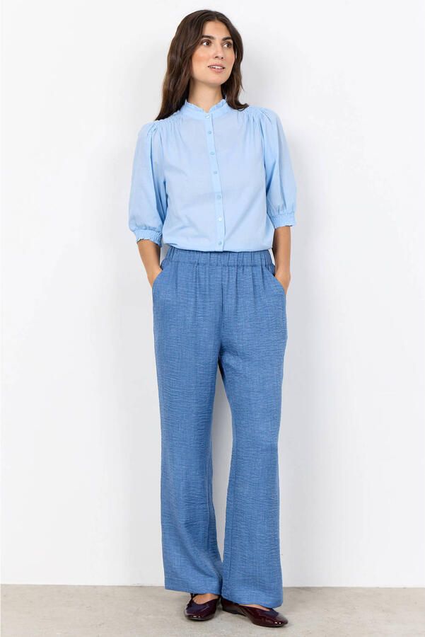 Soyaconcept straight regular waist broek blauw - Foto 2