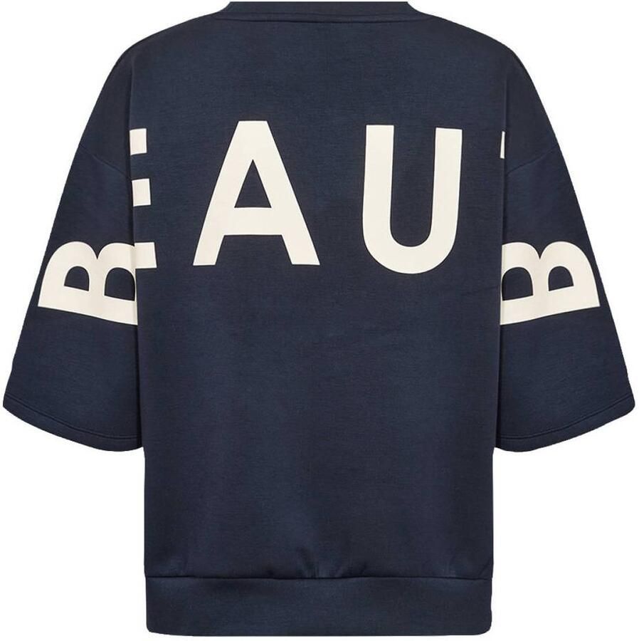 Soyaconcept sweater met backprint donkerblauw - Foto 2