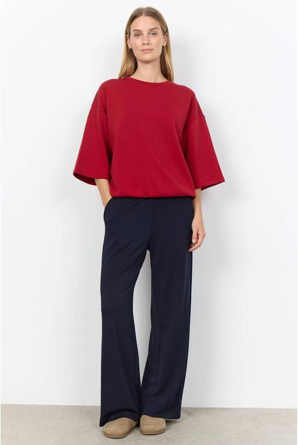 Soyaconcept sweater met backprint rood - Foto 2