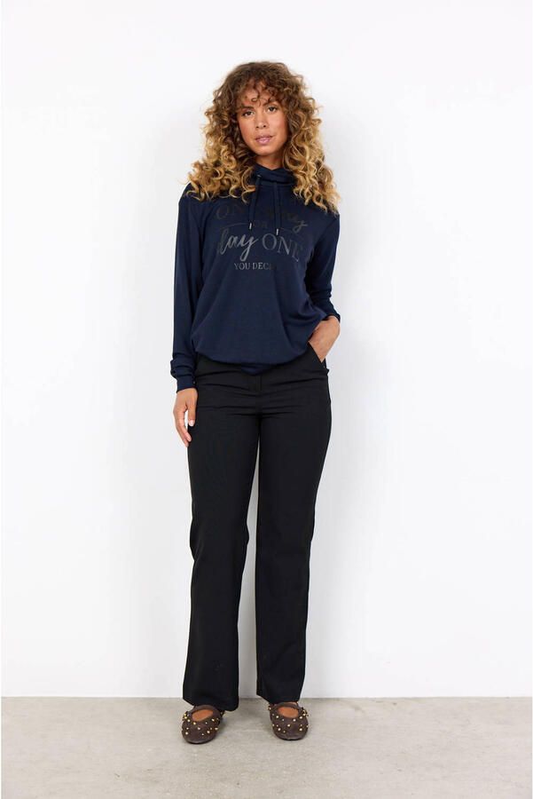 Soyaconcept Sweatshirt met opstaande kraag en tunnelkoord model 'BANU' - Foto 2