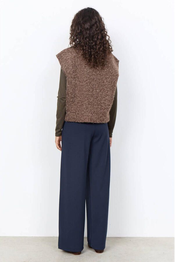 Soyaconcept teddy gilet bruin - Foto 2