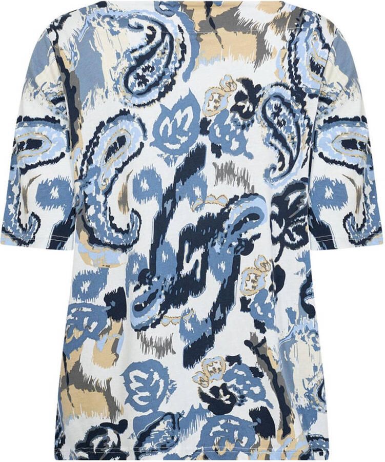 Soyaconcept Blauw Paisley Print Shirt Multicolor Dames - Foto 2