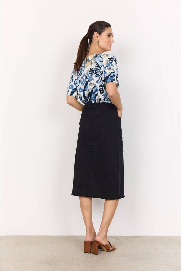 Soyaconcept Blauw Paisley Print Shirt Multicolor Dames - Foto 3