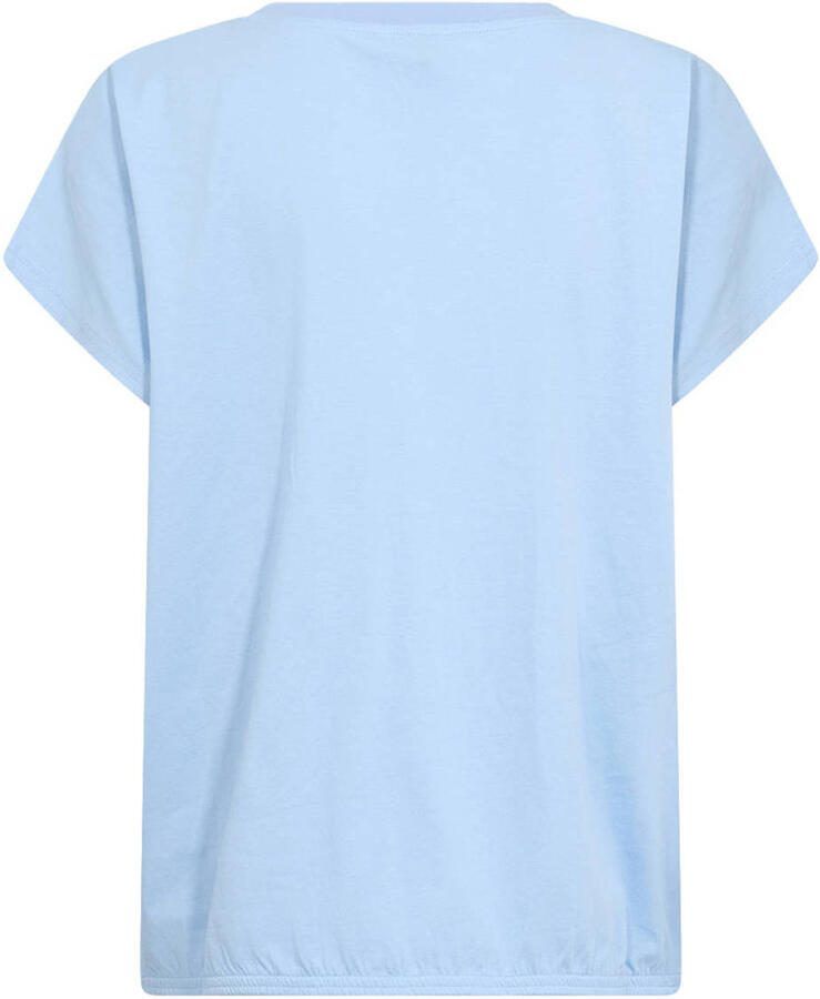 Soyaconcept top met print lichtblauw - Foto 2