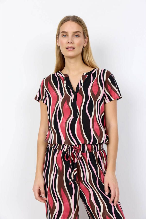 Soyaconcept regular fit T-shirt van pure viscose model 'Cammi'