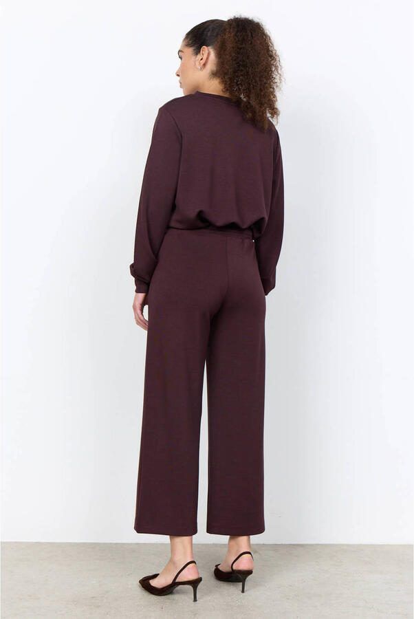 Soyaconcept wide leg broek donkerpaars - Foto 2