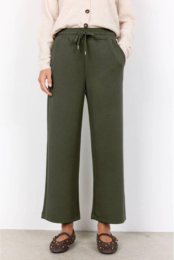 Soyaconcept wide leg broek groen