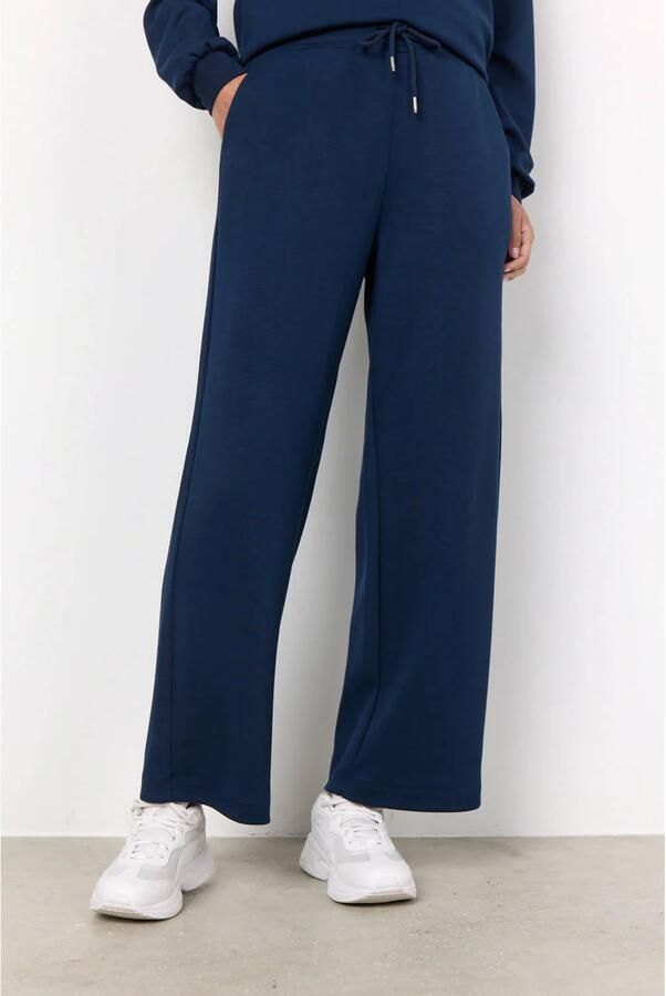 Soyaconcept Comfortabele Blauwe Modal-Polyester Broek Blue Dames - Foto 3