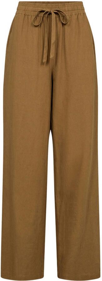 Soyaconcept wide leg high waist broek met linnen - Foto 3
