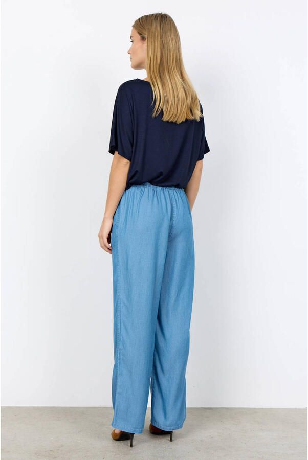 Soyaconcept Straight leg broek in denimlook model 'LIV' - Foto 3