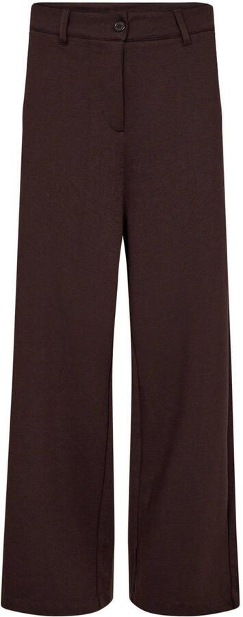 Soyaconcept wide leg pantalon donkerpaars - Foto 2