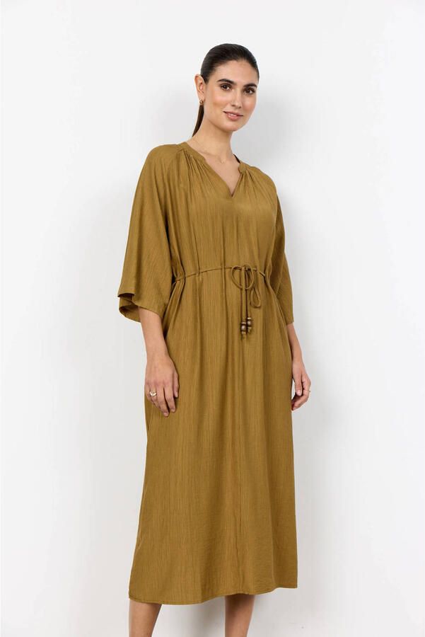 Soyaconcept zomerjurk oker