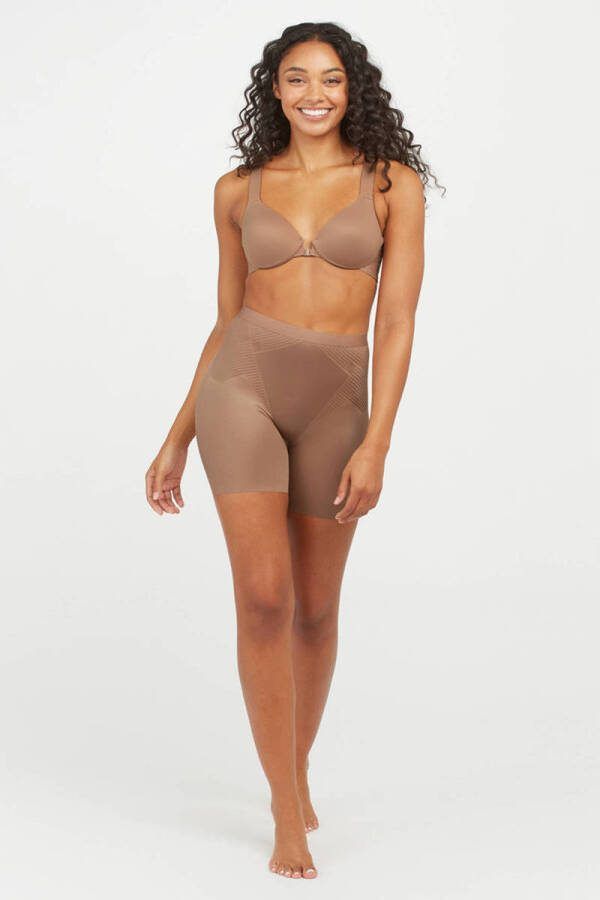 SPANX shape™ Invisible medium corigerende Girlshort donkerbeige - Foto 4