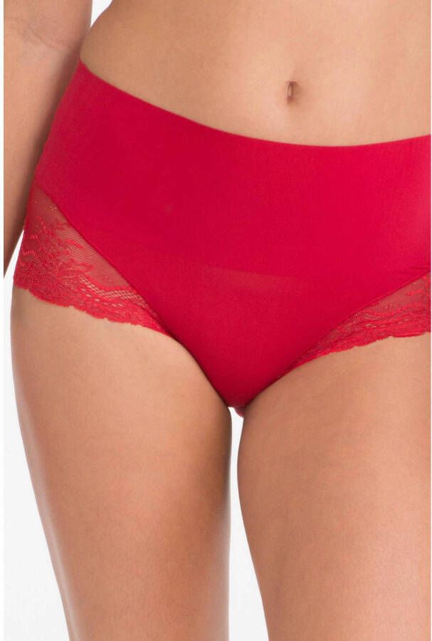 SPANX Undie-tectable licht corrigerende Lace Hi-Hipster rood