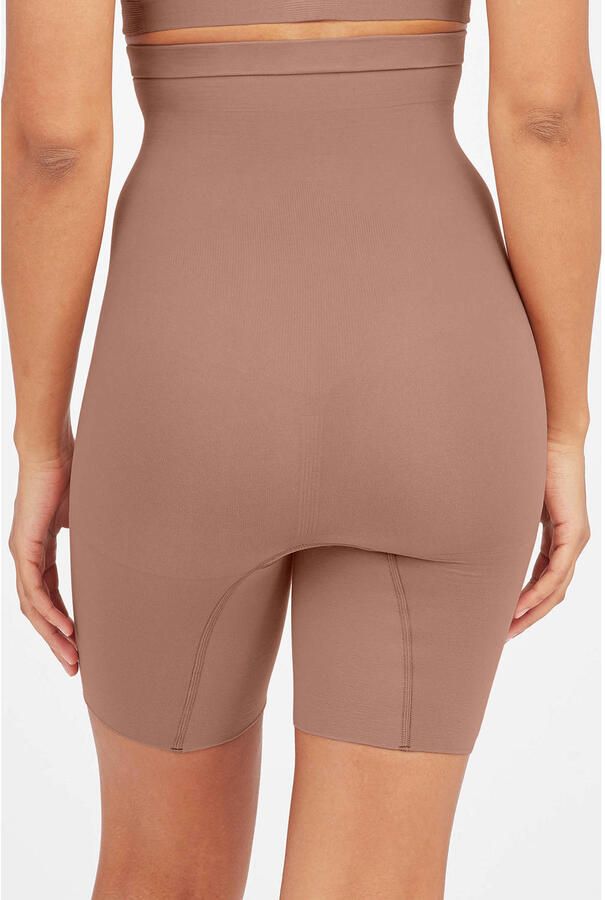 SPANX Everyday Seamless Shaping seamless high waist medium corrigerende short donkerbeige
