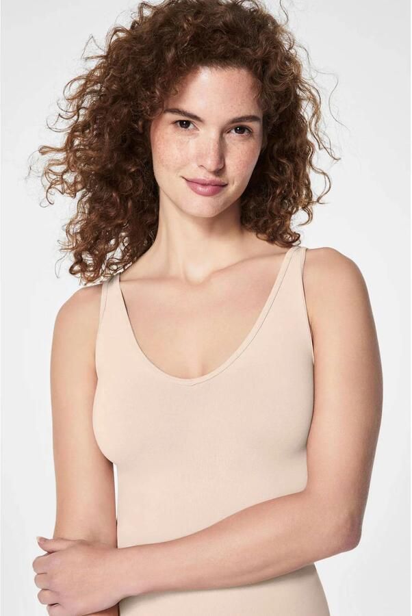 SPANX sculpt™ Seamless Power seamless sterk corrigerend hemd beige - Foto 2
