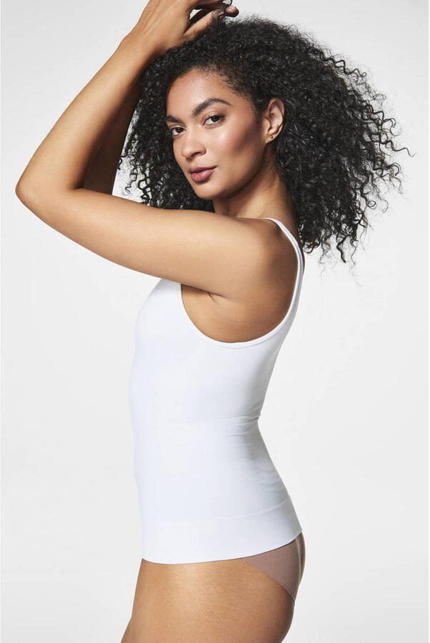 SPANX Everyday Seamless Shaping seamless medium corrigerend hemd wit - Foto 3