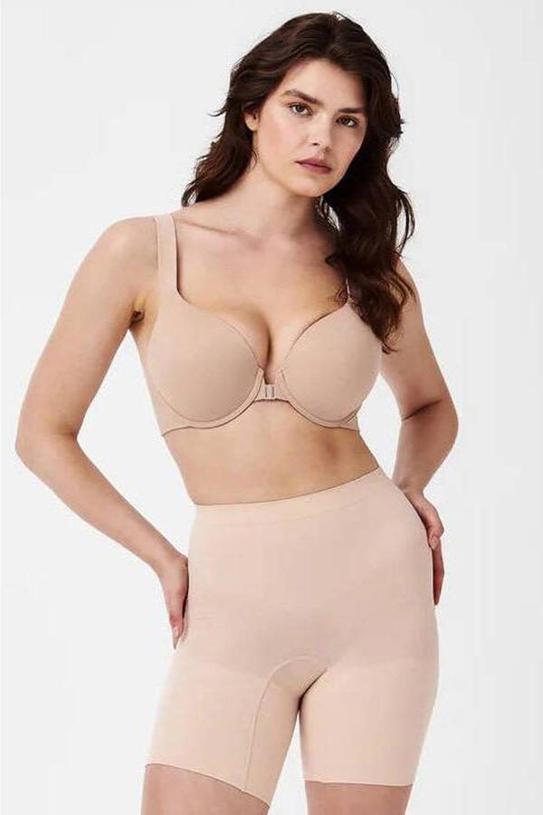 SPANX sculpt™ Seamless Power seamless sterk corrigerende short lichtbeige
