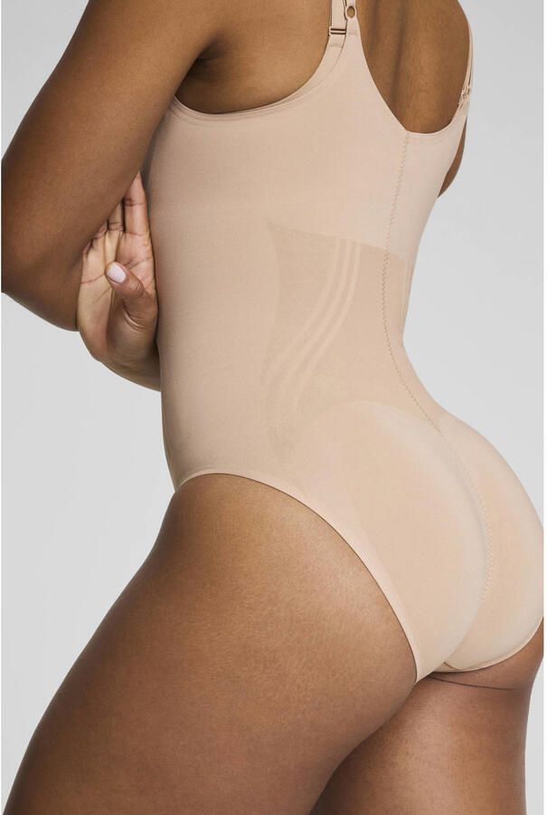 SPANX sculpt™ GoFigure seamless sterk corrigerende body Open Bust Bodysuit lichtbeige - Foto 2