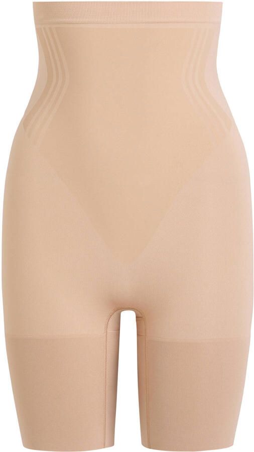 SPANX sculpt™ GoFigure seamless sterk corrigerende short High Waist Mid Thigh lichtbeige - Foto 3