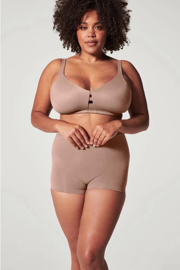 SPANX shape™ ExtraOrdinary seamless medium corrigerende Boyshort donkerbeige - Foto 3